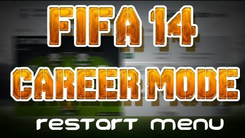 FIFA 14 Career Mode Menu