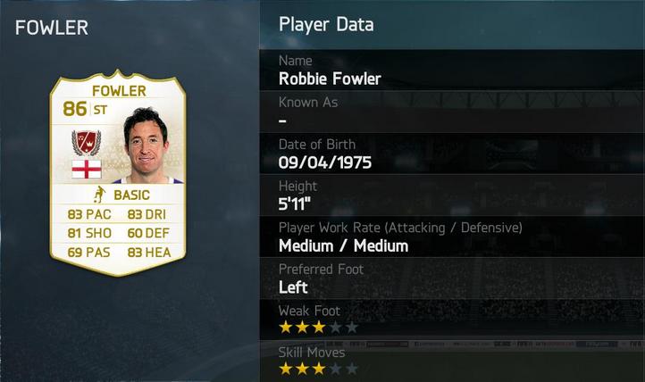 FUT Legends Robbie Fowler