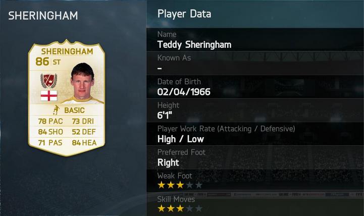 FUT Legends Teddy Sheringham