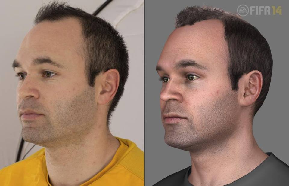 Iniesta next-gen 3D Head Scan
