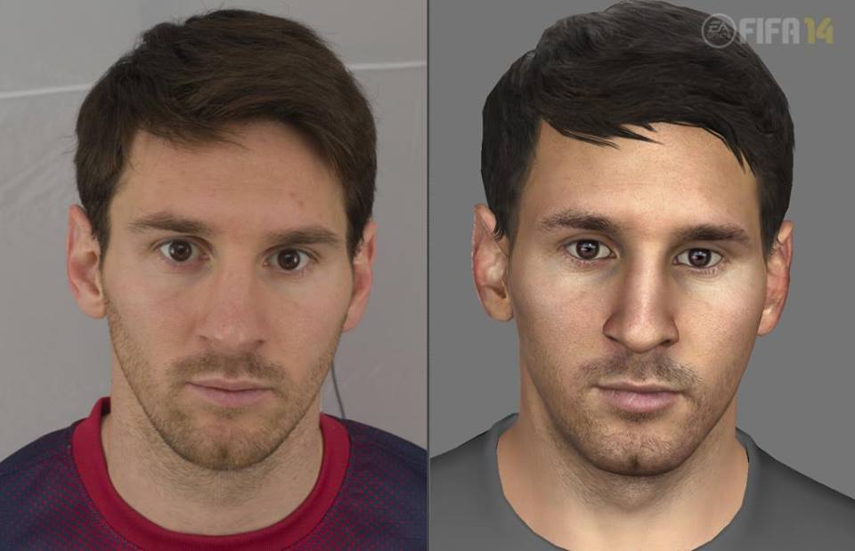 Lionel Messi next-gen 3D Head Scan