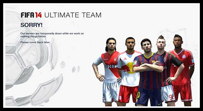 FUT 14 Web App Down
