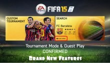FIFA 15 Tournament Mode and Guest play