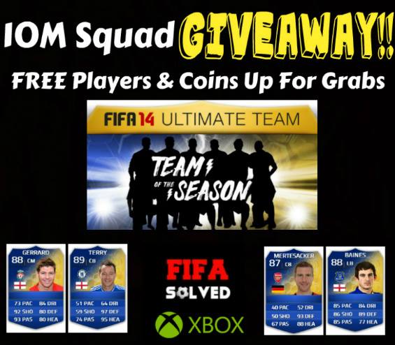10M Squad Giveaway FIFA 14