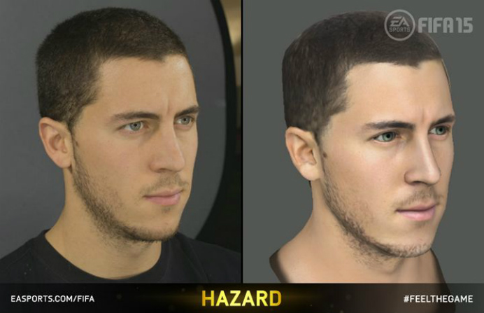 Eden Hazard Face Capture FIFA 15