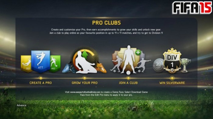 FIFA 15 Pro Clubs