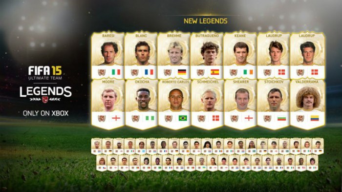 FUT 15 Legends