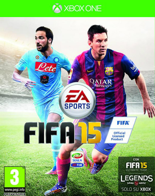 Higuaín FIFA 15 Italy Cover