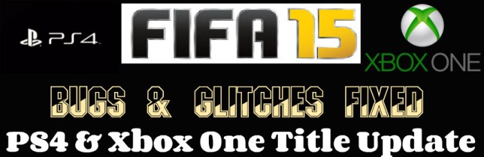 FIFA 15 Ps4 Xbox One Update