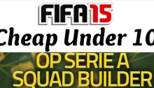 FIFA 15 Cheap Serie A Squad Builder