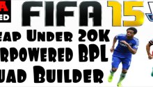 FIFA 15 Under 20K BPL Squad Builder