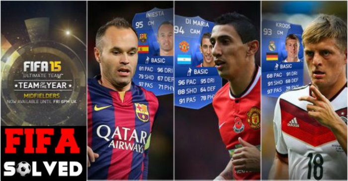 FUT 15 TOTY Midfielders