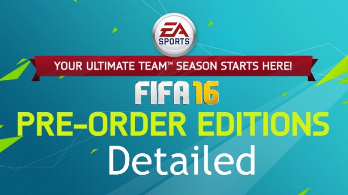 FIFA 16 Pre-Order