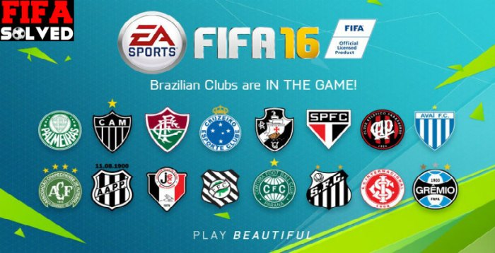 Brazilian Clubs In FIFA 16