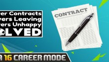 FIFA 16 Career Mode Player Contracts