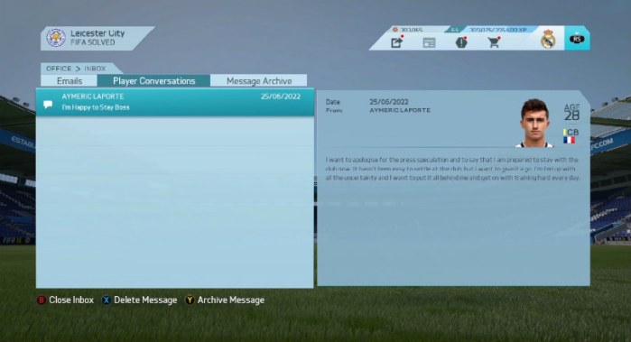 FIFA 16 Keeping Players