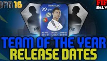 FIFA 16 TOTY Release Dates